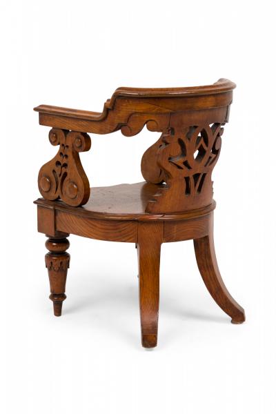 Thomas Hope English Regency Carved Wooden Child s Chair