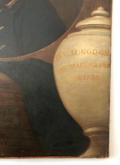 Thomas Hudson Georgian Memorial or Mourning Portrait Thomas Hudson