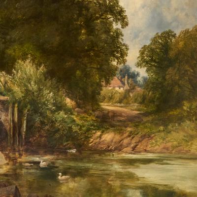 Thomas James Soper River Landscape near Henley on Thames by Thomas James Soper
