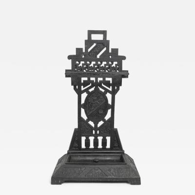 Thomas Jeckyll Henry Jeckyll attributed Robbins Co an Anglo Japanese Cast Iron Stick Stand