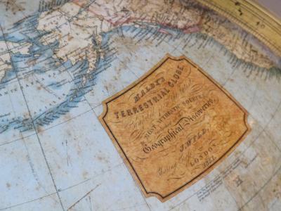 Thomas Malby Pair of Library Terrestrial Celestial Globes by Thomas Malby Co