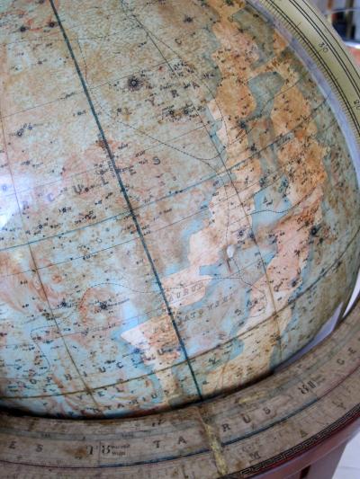 Thomas Malby Pair of Library Terrestrial Celestial Globes by Thomas Malby Co