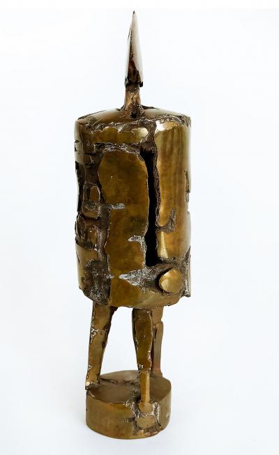 Thomas McClure Thomas McClure Brutalist Mid century Abstract Bronze Sculpture