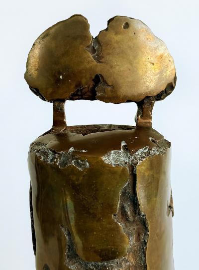 Thomas McClure Thomas McClure Brutalist Mid century Abstract Bronze Sculpture