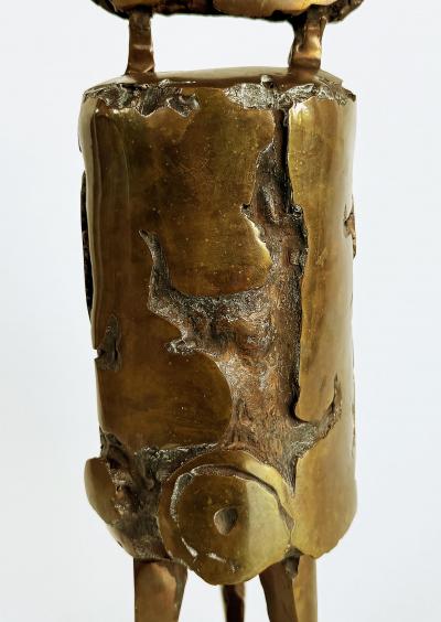 Thomas McClure Thomas McClure Brutalist Mid century Abstract Bronze Sculpture