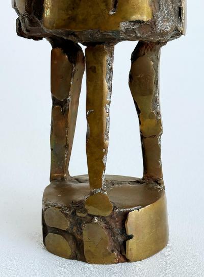 Thomas McClure Thomas McClure Brutalist Mid century Abstract Bronze Sculpture