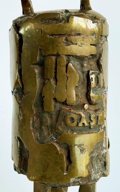 Thomas McClure Thomas McClure Brutalist Mid century Abstract Bronze Sculpture