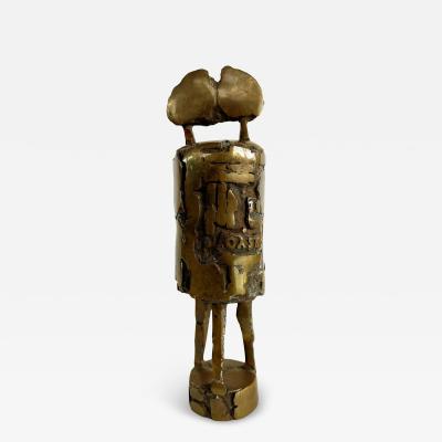 Thomas McClure Thomas McClure Brutalist Mid century Abstract Bronze Sculpture