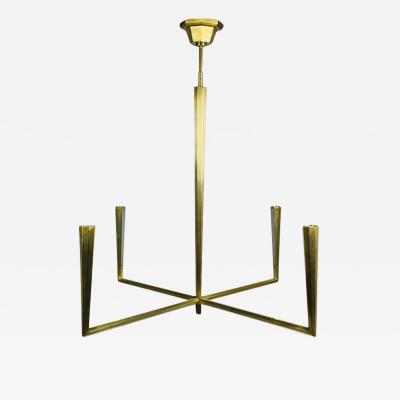 Thomas O Brian Galahad Brass Chandelier by Thomas OBrian