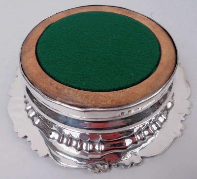 Thomas P Blagden English Georgian Regency Sterling Silver Wine Coaster 1828