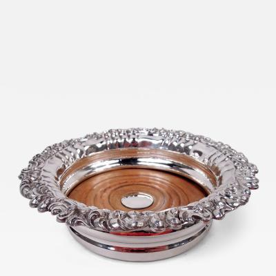 Thomas P Blagden English Georgian Regency Sterling Silver Wine Coaster 1828