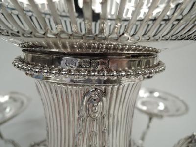 Thomas Pitts English Georgian Neoclassical Epergne by Thomas Pitts 1774