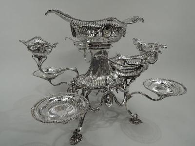 Thomas Pitts English Georgian Neoclassical Epergne by Thomas Pitts 1774