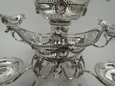 Thomas Pitts English Georgian Neoclassical Epergne by Thomas Pitts 1774