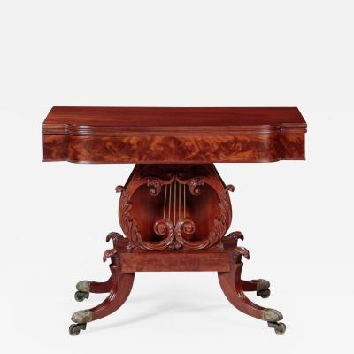 Thomas Seymour CLASSICAL CARD TABLE Attributed to Thomas Seymour