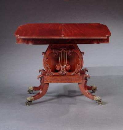 Thomas Seymour CLASSICAL CARD TABLE Attributed to Thomas Seymour