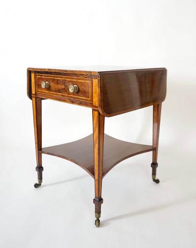 Thomas Sheraton English George III Sheraton Rosewood Satinwood Pembroke Table circa 1800