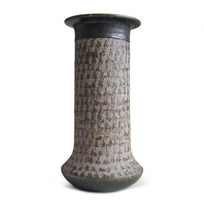 Thomas Tengods Brutalist Style Vase by Tomas Tengods for Nittsjo