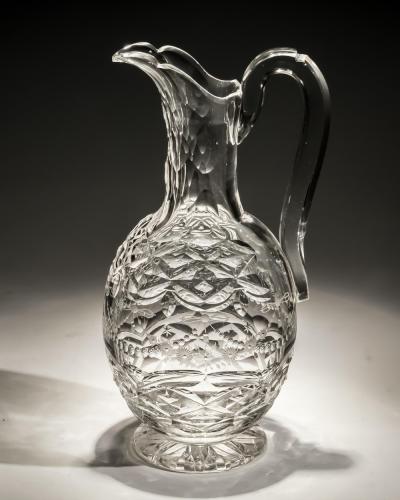 Thomas Webb A FINELY CUT ENGRAVED WATER JUG ATTRIBUTED TO THOMAS WEBB