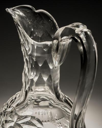Thomas Webb A FINELY CUT ENGRAVED WATER JUG ATTRIBUTED TO THOMAS WEBB