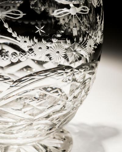 Thomas Webb A FINELY CUT ENGRAVED WATER JUG ATTRIBUTED TO THOMAS WEBB