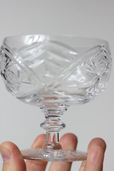 Thomas Webb Thomas Webb CorbettCrystal Wine and Water Glassware Set Signed