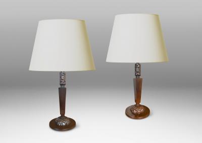 Thorvald Bindesb ll Duo of Table Lamps by Thorvald Bindesb ll