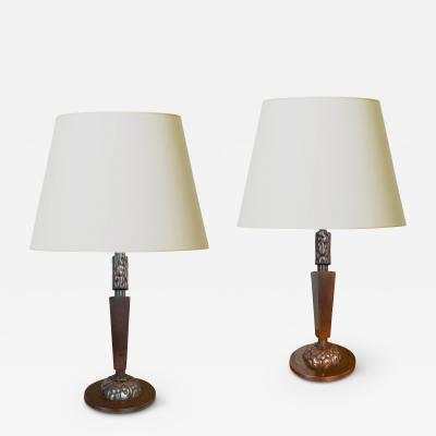 Thorvald Bindesb ll Duo of Table Lamps by Thorvald Bindesb ll