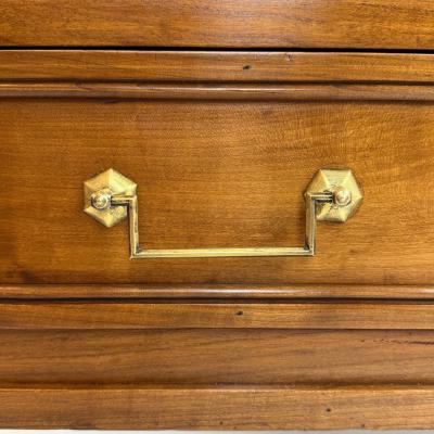 Three Drawer French Walnut Commode