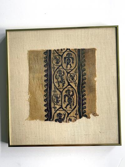 Three Framed Textile Fragments Continental Europe