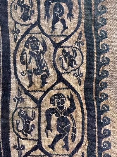 Three Framed Textile Fragments Continental Europe