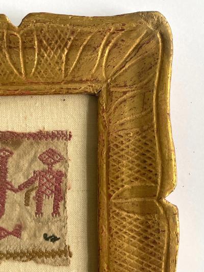 Three Framed Textile Fragments Continental Europe