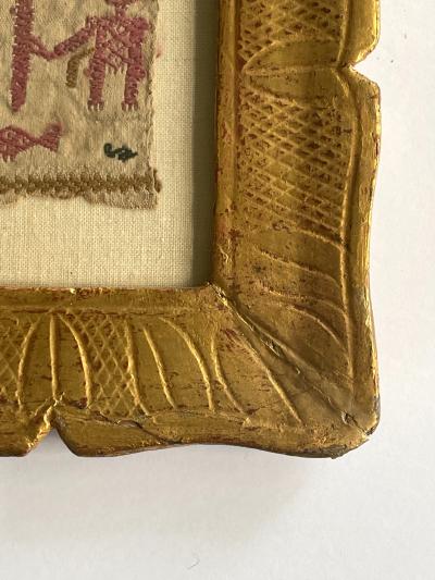 Three Framed Textile Fragments Continental Europe