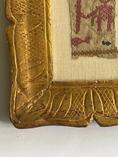 Three Framed Textile Fragments Continental Europe