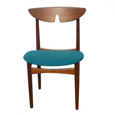 Three Kurt Ostervig Scandinavian Teak Dining Chairs