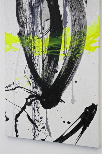 Three Part Painting Eve The Snake by MS Acryl on Canvas Austria 2024