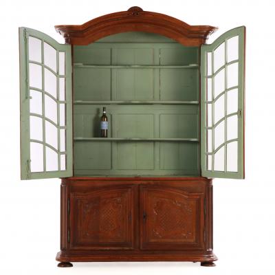 Three Piece French Oak Cabinet 19th Century