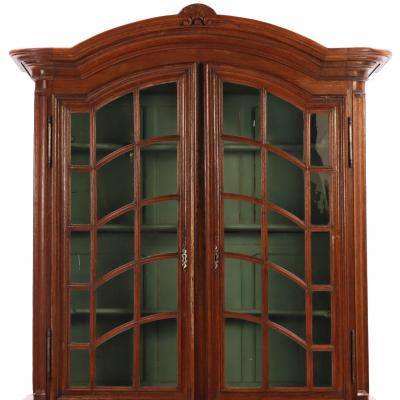 Three Piece French Oak Cabinet 19th Century