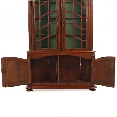 Three Piece French Oak Cabinet 19th Century