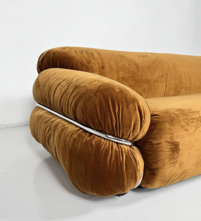Three Seater Sesann Sofa by Gianfranco Frattini for Cassina Italy 1970s