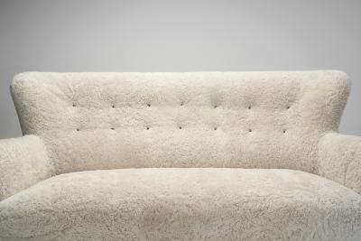 Three Seater Upholstered Sofa Denmark ca 1950s