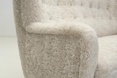 Three Seater Upholstered Sofa Denmark ca 1950s