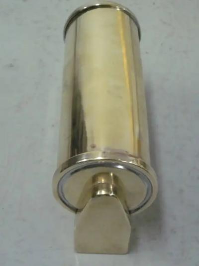 Three Swedish Solid Brass Marine Sconces