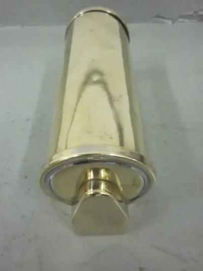 Three Swedish Solid Brass Marine Sconces