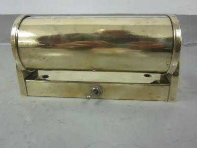 Three Swedish Solid Brass Marine Sconces