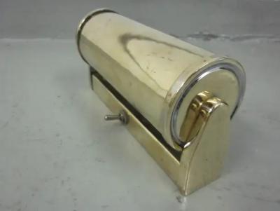 Three Swedish Solid Brass Marine Sconces