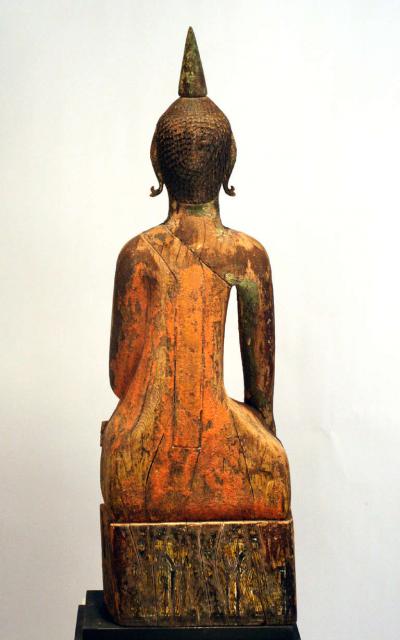 Three Village Buddha Statues from Laos