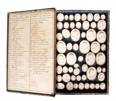 Three Volume Set Of Grand Tour Intaglios From Francesco Carnesecchi