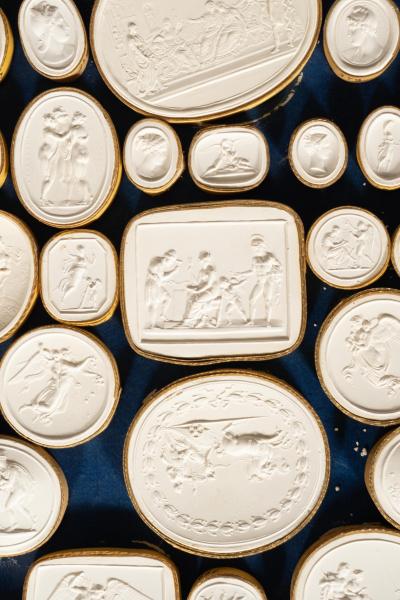 Three Volume Set Of Grand Tour Intaglios From Francesco Carnesecchi