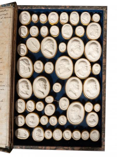 Three Volume Set Of Grand Tour Intaglios From Francesco Carnesecchi